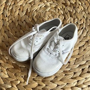 Vans size 8 all white.